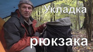 Укладка рюкзака (моя версия)