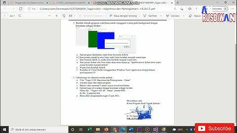TUGAS UAS ALGORITMA DAN PEMROGRAMAN IWAN RUSDIWAN DUI SANGRA INDRAYANTO #DUNIATEKNIK #PELITABANGSA