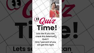 Selenium interview questions #selenium #java #qualityassurance