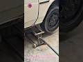 DIY CAR LIFT JACK 😳 simple steel pipe invention #shorts #diy #cartips #tools #innovation