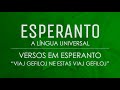 Versos em Esperanto - "Viaj Gefiloj Ne Estas Viaj Gefiloj"