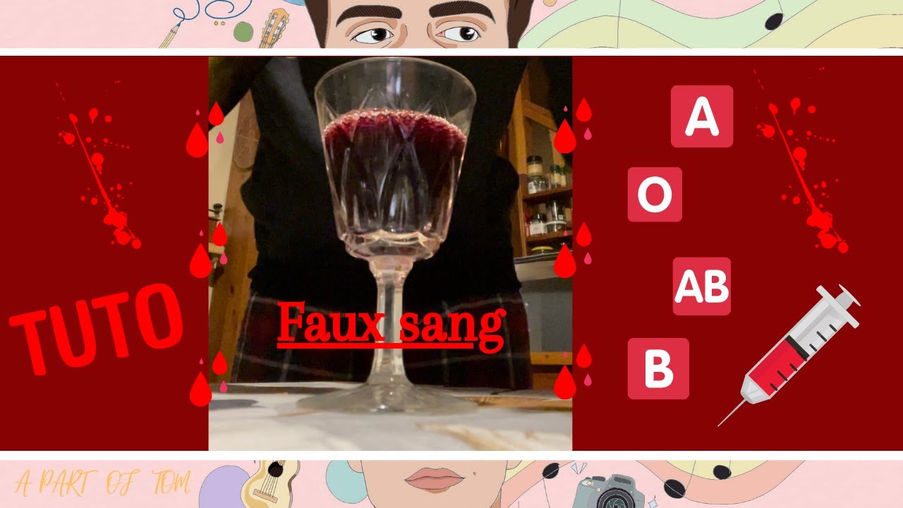 🩸TUTO - FABRIQUER DU FAUX SANG 🩸 - YouTube
