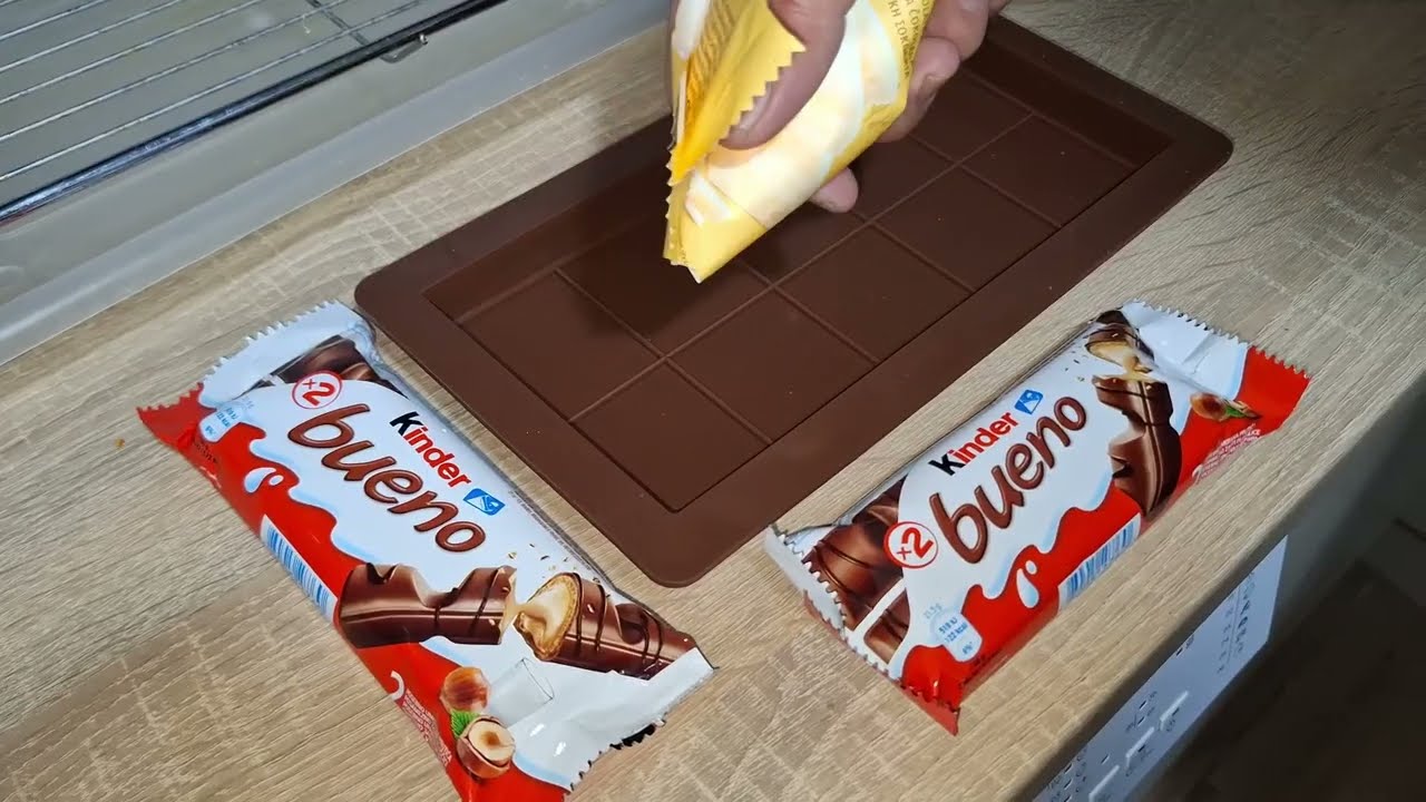 Dubai Kinder Bueno Double Chocolate ASMR