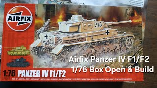 Airfix Panzer IV F1/F2 1/76 Box Open & Build