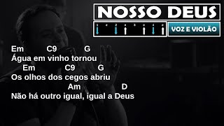 NOSSO DEUS - André Valadão 'Voz e Violão' | Cifra Simplificada