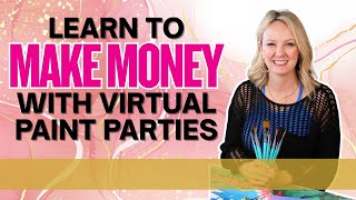 How to Teach a Virtual Paint Party || Texas Art & Soul