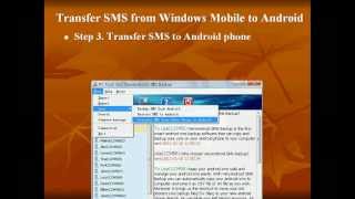 Copy Windows Mobile SMS to Android with ease screenshot 1