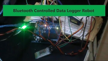 Bluetooth Controlled Data Logger Robot: Electronics For You DIY Project