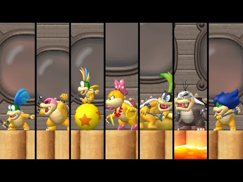 New Super Mario Bros. 3+ All Castles (Koopaling Battles)