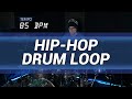 Hip hop drum loop 85 bpm  the hybrid drummer