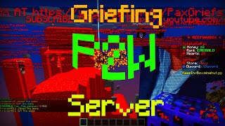 Griefing P2W server no one can stop us :D | Backdoored Grief