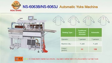 PHON THINH - TAE GWANG: NGAI SHING NS-6063B / NS-6063J AUTOMATIC YOKE SEWING MACHINE