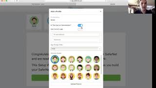 How to Set Up Profiles for SaferNet screenshot 1
