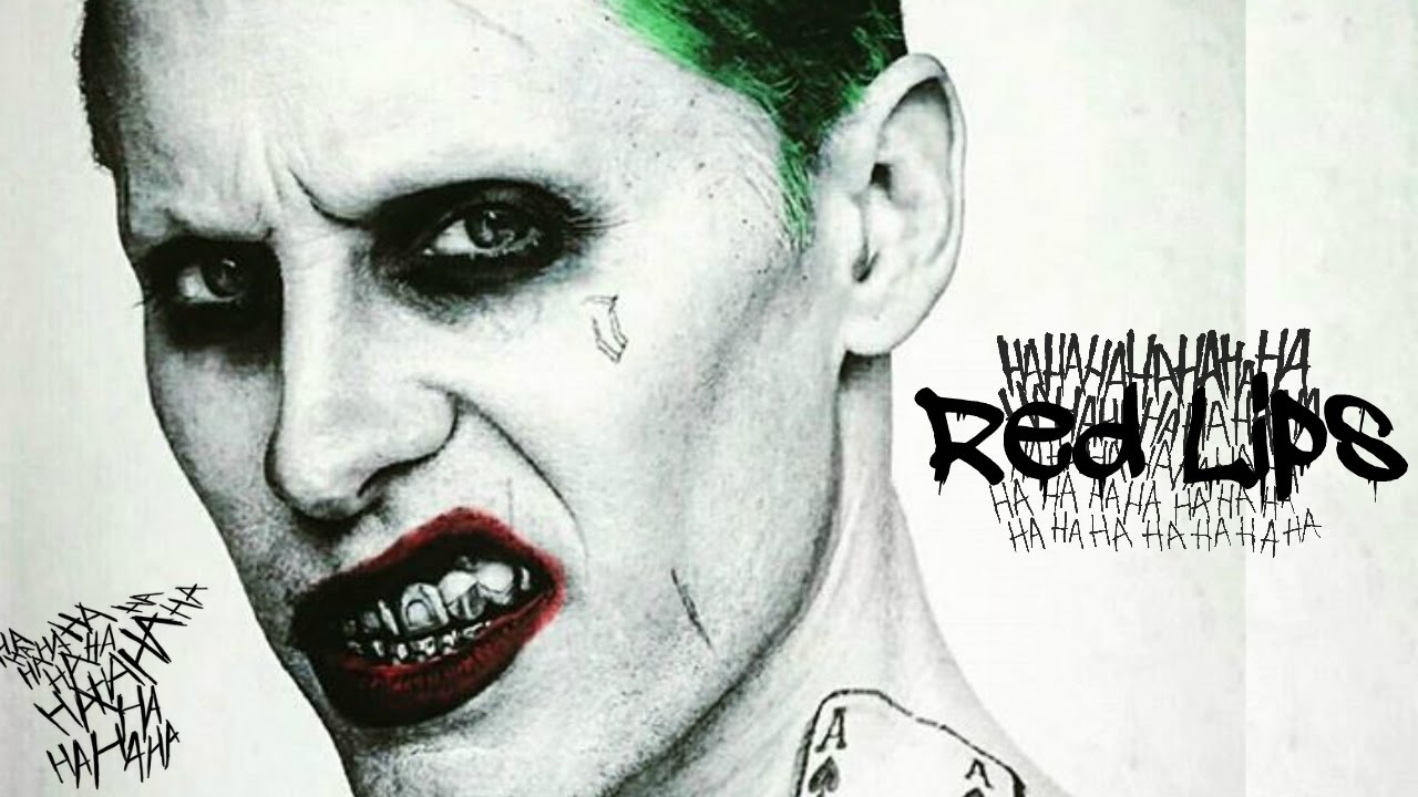 The Joker Red Lips YouTube
