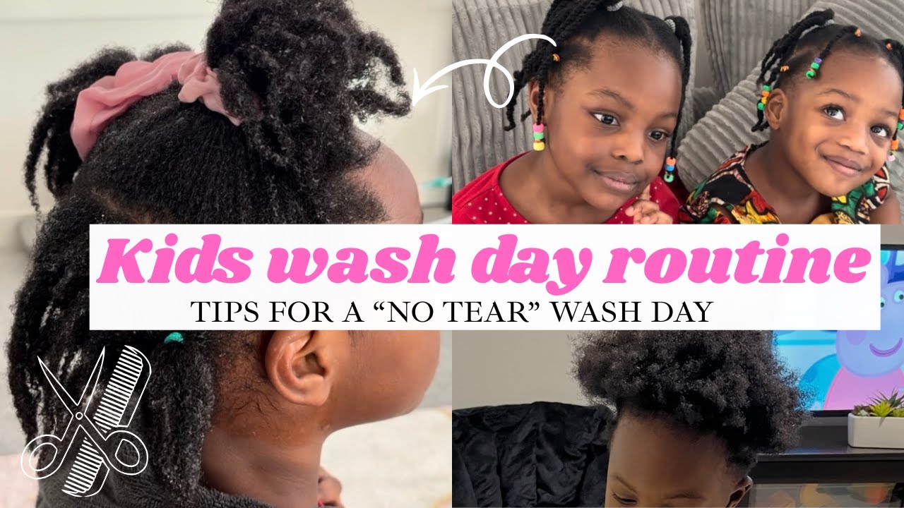 Натуральный уход за детскими волосами для здоровья и увлажнения 💦🎀 для волос типа 4C | Советы для...