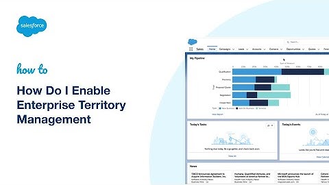 How Do I Enable Enterprise Territory Management