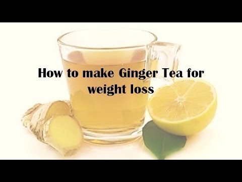 ginger lemon green tea for weight loss