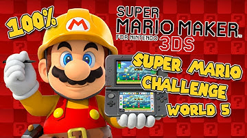 SHELL JUMP?! | Super Mario Maker 3DS | World 5 | All Medals