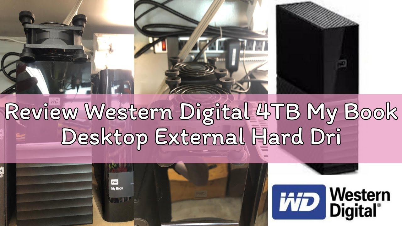 Review Western Digital 4TB My Book Desktop External Hard Drive, USB 3.0, External HDD with Password