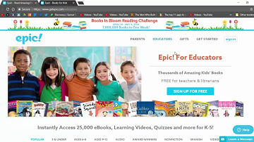 How to sign up for Epic! and have access to 25,000+ books on any device for children 12 and under
