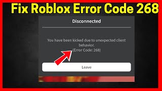 Fix Roblox Error Code: 268 - YouTube