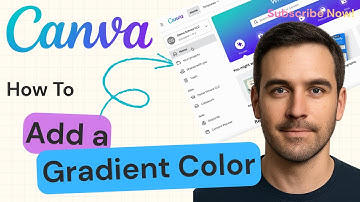 How To Make a Gradient Color in Canva | Canva Design Tutorial 2025