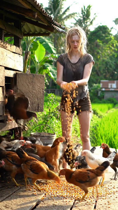 Bule Beternak Ayam Kampung Di Desa, Warga Kagum Lihat Hasilnya