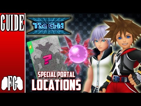 SPECIAL PORTAL LOCATIONS (THE GRID) | Kingdom Hearts 3D: Dream Drop Distance (2.8)