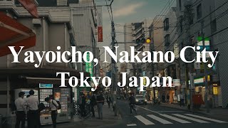 Walking tour in Yayoicho, Nakano City, Tokyo Japan 4K