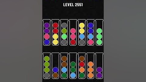 Ball Sort Puzzle - level.2551