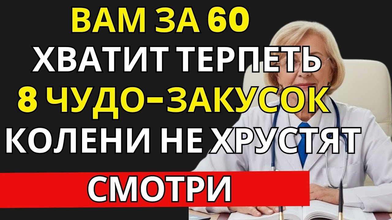 Прощай онемение рук и слабость ног! 8 вкусных перекусов с коллагеном | ПРАВИЛЬНОЕ ПИТАНИЕ 50+