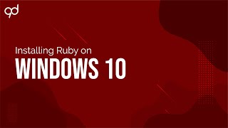 Installing Ruby on Windows 10 using rbenv screenshot 2