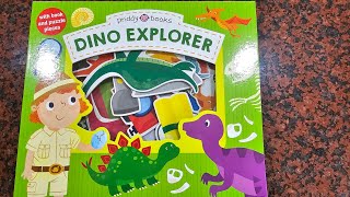 Dino Explorer Priddy Books playset By Roger Priddy