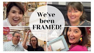 We’ve been FRAMED!  Crazy cool stamp technique, ScanNCut comes out to play &amp; who invited that CORD!