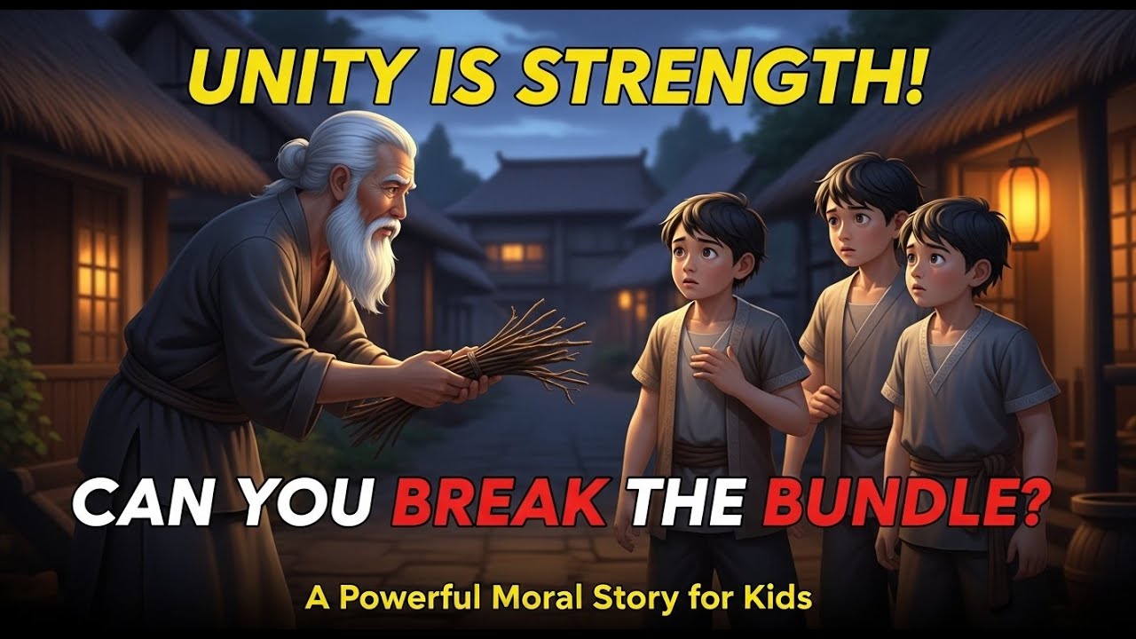 The Bundle of Sticks | A Powerful Moral Story About Unity for Kids ...