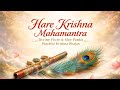 Hare Krishna Mahamantra | Calm Flute Meditation | Divine Krishna Bhajan #HareKrishna#KrishnaBhajan