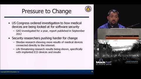 Building a Defensive Framework for Medical Device Security