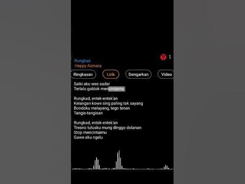 lagu Rungkat lirik#095 - YouTube
