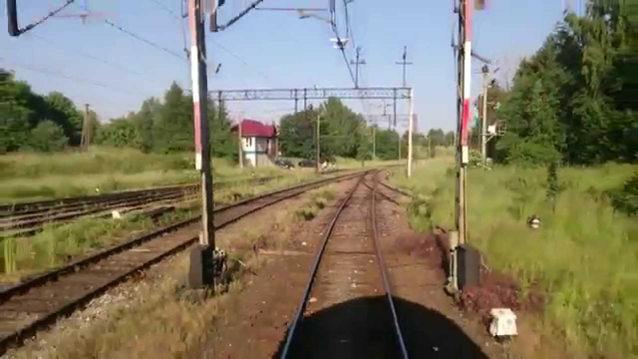 Odcinek Olsztyn Główny - Elbląg - Malbork z tyłu TLK Pojezierze