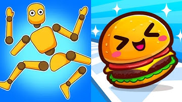 Ragdoll Break vs Food Run - Satisfying ASMR Gameplay All Update Levels