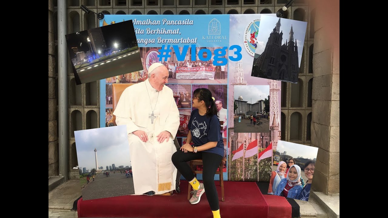 Vlog 3: Indonesia Part 5: Jakarta Cathedral, Istiqlal Mosque, Monas, Grand Indonesia Mall 🕌⛪️😊