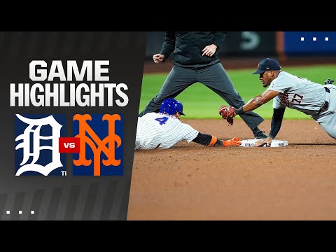 Tigers vs. Mets Game Highlights (4/1/24) 