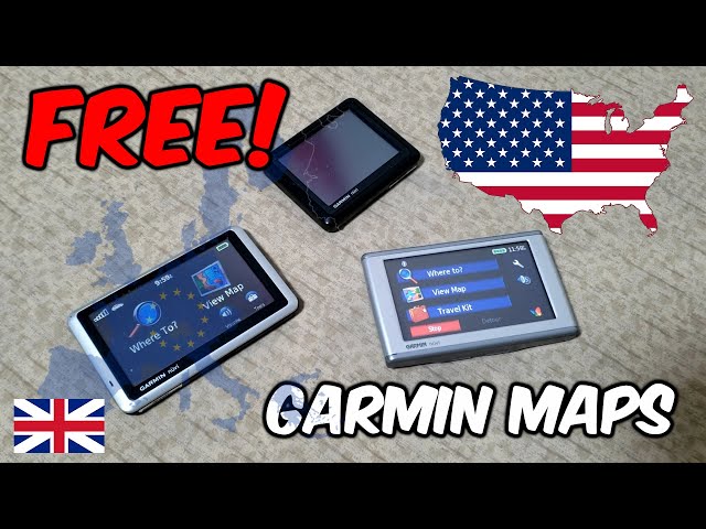 How To Get Free Latest Garmin Maps - Restore Old Gps Units - Youtube