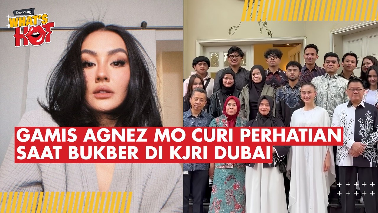 Undangan KJRI Dubai, Agnez Mo Tampil Elegan Berbalut Gamis Putih