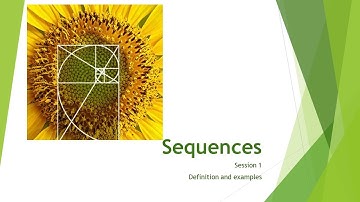 Infinite Sequences- Session 1 by Dr.Viji M