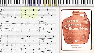 Jagtime Johnson s Ragtime March by Fred Ryder (1901, Ragtime piano)
