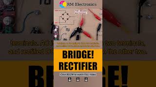 How does the Bridge Rectifier work : 10 Most Common Electronic Components EXPLAINED