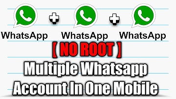 [NO ROOT] || How to access "Multiple" whatsapp in one mobile ||