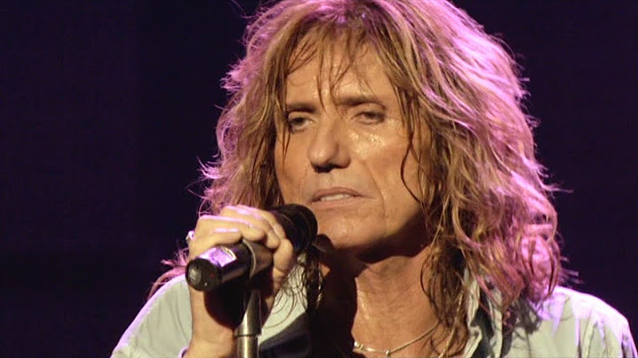 Here I Go Again Live version - Live performance video thumbnail