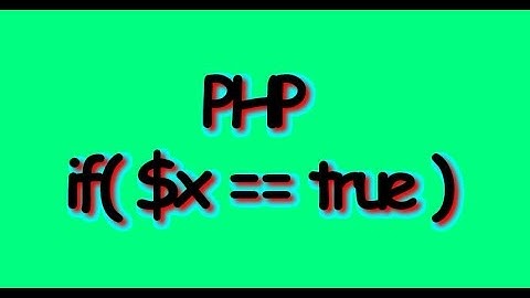 Php Double Equal Sign Evaluation